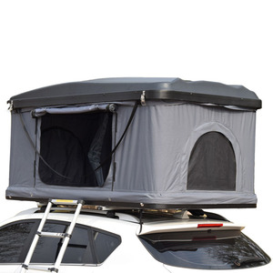 Tente de toit de voiture automatique à coque rigide ABS, tente de <span class=keywords><strong>camping</strong></span> en toile extérieure escamotable haute performance pour SUV - Product Image 1