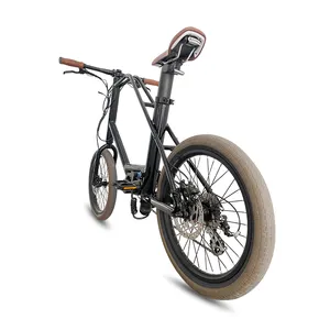 Hottech 공장 가격 미드 드라이브 모터 자전거 전기 자전거 스타일 250w 항공 알루미늄 합금 프레임 자전거 새로운 전자 36V 황소