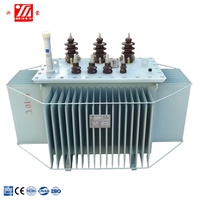 Transformateur électrique de distribution triphasé immergé dans l'huile haute fréquence 100 kVA 200 kVA 1000 kVA 1600 kVA