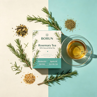 Sachets de thé à la rosemaine 150g (1,5g x 100 sachets) – Antioxydant, favorise la digestion, soin capillaire, apaise l'esprit, soulage la douleur, astringent, beauté