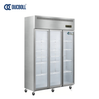 Réfrigérateur commercial en acier inoxydable grande capacité, facile à nettoyer, personnalisable pour les supermarchés et les hôtels 	 Cuisine commerciale