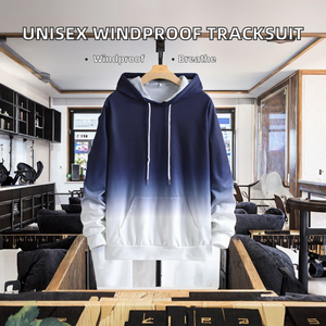 Unisex Custom Sublimation Windproof Casual Breathable Lightweight 220g Polyester Shorts <b>Tracksuit</b> Sportswear Gym Winter - Product Image 2