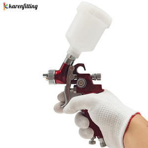 Mini pistolet à peinture HVLP, buse de 0,5/0,8/1,0 mm, pistolet de pulvérisation à air comprimé pour la peinture automobile - Product Image 2