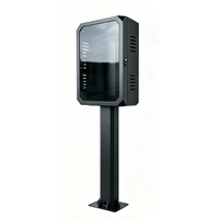 Boîtier de chargeur de véhicule électrique extérieur étanche IP54 OEM ODM, montage mural, boîte de charge de véhicule électrique en acier laminé à froid avec revêtement en poudre