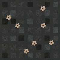 FG4365 Carreaux de sol en céramique et porcelaine métallisés mats de style européen de qualité supérieure, antidérapants et antibactériens, design moderne, 400*400mm