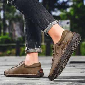 Nuove scarpe Casual da uomo in pelle da esterno comode di alta qualità alla moda Soft Homme - Product Image 3