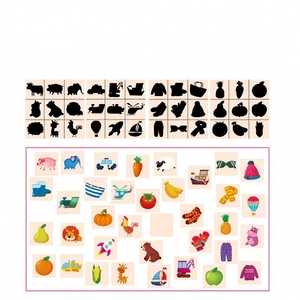 Nouveaux puzzles en bois 3D Montessori à faire soi-même, directement de l'usine, puzzles d'association de formes en bois, jouets éducatifs colorés - Product Image 4