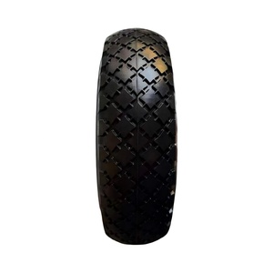 Nouvelle <span class=keywords><strong>roue</strong></span> en mousse PU pleine STONE 10'' avec pneu anti-crevaison 3.00-4, trou de 20 mm, jante argentée et roulement à billes pour chariot de jardin, chariot à main, <span class=keywords><strong>brouette</strong></span> - Product Image 5