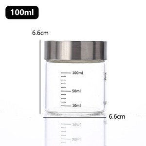 500ml 200ml phòng thí nghiệm chai Borosilicate drinkware cấp thực phẩm autoclavable sub-đóng chai rộng miệng thủy tinh tái sử dụng kín lọ - Product Image 6