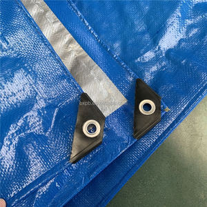 Superior Quality 100% Waterproof Heavy Duty Tarp Poly <strong>Material</strong> <strong>Blue</strong>/Silver Tarpaulin Sheet with All Specifications - Product Image 1