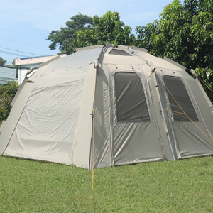 Carpa de Camping de Poliéster para 4-5 Personas, Capa Única, Impermeable, para las Cuatro Estaciones, con Gran Espacio - Product Image 1