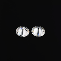 Fabricant fourniture en gros personnalisable carats VVS oeuf en forme de fleur de glace coupée en vrac diamant blanc incrusté de pierre nue