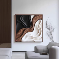 Décoration d'intérieur 3D, design abstrait moderne, art mural écologique, impression numérique, papier aquarelle, peinture en porcelaine cristalline