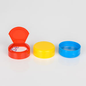 45mm Kunststoff-Klappdeckel Weiß Schwarz Lila Grün Individuelles Logo Kapsel Vitamin Tabletten Pillen Nahrungsergänzungsmittel Lebensmittelqualität Flaschenverschluss - Product Image 2