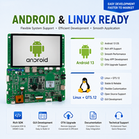 Pantalla Táctil Capacitiva Industrial de 7 Pulgadas, Módulo de Pantalla LCD TFT, Resolución 1024x600, Brillo de 350 Nit, RK3568 Android