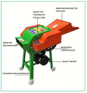 Nouvelle Hacheuse de Pailles de Riz et de Légumes <span class=keywords><strong>pour</strong></span> l'Alimentation Animale, Utilisation Jardin et Ferme, Mini Hacheuse de Fourrage Métallique - Product Image 2