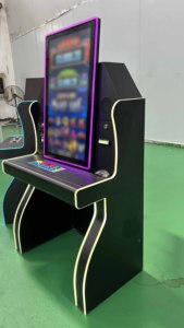 Borne d'arcade QIQU Factory 27 pouces à écran tactile plat, avec châssis métallique et boîtier Fusion Board pour jeu Multi Nudge - Product Image 2