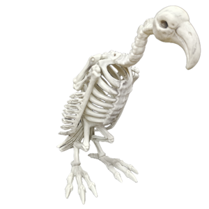 Vulture Skeleton Injection Molding Animal Skeleton Halloween <b>Decoration</b> Patio <b>Decoration</b> Holiday Party Tabletop <b>Decoration</b> - Product Image 2