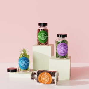 120ml Rỗng gia vị thảo mộc container mới gia vị gia vị chai nhỏ gia vị chai với nắp tre cho muối đường hạt tiêu - Product Image 5