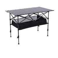 Tragbares Klappbar-Tisch-Stuhl-Set im Egg-Roll-Design aus Kohlenstoffstahl für Outdoor-Nachtmärkte, Grillpartys und Selbstfahrer-Trips