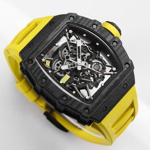 Orologio Meccanico Sportivo Casual da Uomo in Fibra di Carbonio NTPT Versione Alta 35-02, Orologio Tonneau Scheletrato alla Moda di Design - Product Image 2