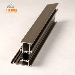 Perfiles de aluminio populares 6005 6060 6063 6061 Perfiles de ventanas de aluminio de rotura térmica con tratamiento de superficie - Product Image 4