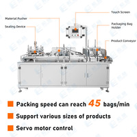 Emballage automatique de sac préfabriqué en plastique Pochettes à fermeture éclair Câble de charge Étui pour téléphone portable Tablette Câble de données Machine d'emballage