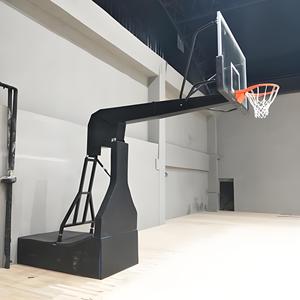 Support de basket-ball pliable et réglable, robuste, avec panneau arrière en verre trempé - Gain de place et portable pour un usage domestique/loisirs - Product Image 2