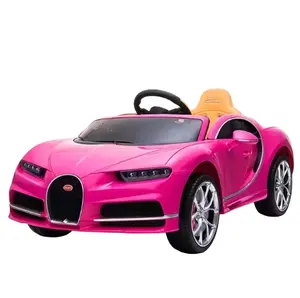 Carro elétrico Bugati C para crianças licenciado com 2.4g Rc em promoção