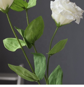J-078 Longue Tige Blanc Rose Pivoines Artificielle Lisianthus Fleur Real Touch <span class=keywords><strong>Eustoma</strong></span> <span class=keywords><strong>Grandiflorum</strong></span> pour la Saint-Valentin - Product Image 6