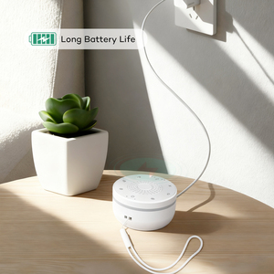 Moniteur de bruit blanc, son naturel, capteur de pleurs, fonction de lecture programmée, veilleuse de <span class=keywords><strong>berceuse</strong></span> à bruit blanc - Product Image 2