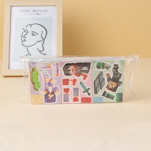 Assembled Small <strong>Paper</strong> World Puzzle Toy Building Blocks Figures <strong>Dolls</strong> 3D Stereoscopic Educational Gift for 0-24 Months - Product Image 4