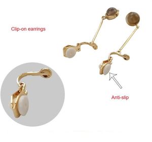 Jewelry Necklace and Set for Women Fashion Clip-On <b>Earrings</b> - Product Image 5