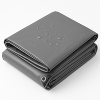Bâche industrielle en PVC durable 560g/m², pliable et imperméable, pour la construction et le couverture de chantiers, export direct usine