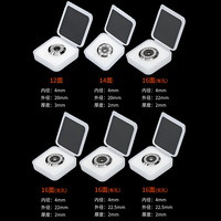 Pisau Pemotong Serat Optik 16 Posisi 22x2mm Diameter Lubang Tengah 4mm Baja Tungsten Kabel Drop FTTH Tiga Lubang