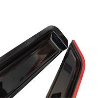 Visera Deflectora de Viento Lateral para Camioneta Pickup Accesorios Exteriores para Auto Deportivo Visera de Ventanilla en Canal para Tacoma 2024-2025