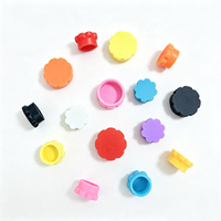 Bouchon d'extrémité en caoutchouc silicone flexible, hermétique, anti-poussière, pour flacon en verre de 3 ml et 5 ml (vaccin, sérum)
