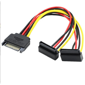 Câble d'alimentation Sata 15P vers adaptateur Molex 2x4 broches pour connecteur d'alimentation de disque dur - Product Image 3