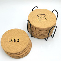 Sous-verres carrés en liège, anti-rayures, non toxiques, séchage rapide, protection de table absorbante, écologiques, faits à la main, 90 mm, vente en gros, directement de l'usine