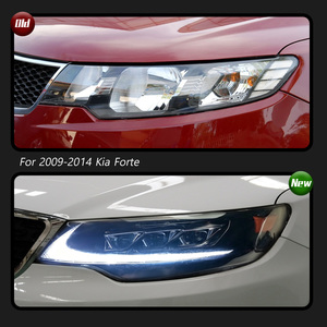 Conjunto de faros delanteros TYPY para Kia Forte 2014-2016, conversión de lentes LED con luces diurnas y direccionales secuenciales - Product Image 3