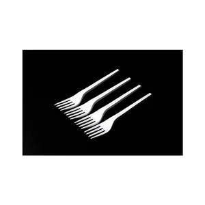 Factory Price Party Plastic Disposable Dinnerware 6-Inch Cutlery Set Pla Fork Knife Spoon
