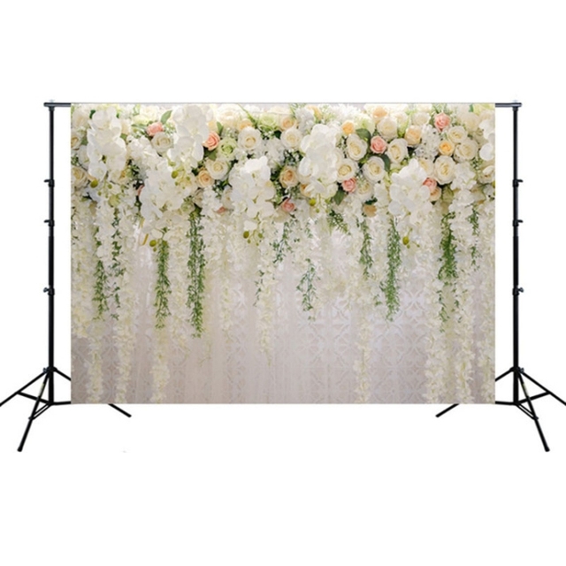 2.1m X 1.5m Flowers Wall Photography Backdrops Rose Floral Spring Photo Background Baby Shower Wedding Studio Photographers
