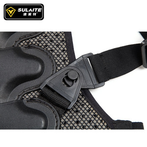 Sulaite <b>Back</b> <b>Protector</b> Armor Adjustable Spine Support For Skiing Motocross Riding Outdoor Sports Adult Black - Product Image 3