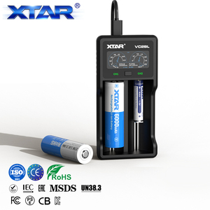 XTAR - Probador de Capacidad de Batería VC2SL con Logotipo Personalizado y Cargador para Baterías Recargables de Iones de Litio de 1.5V y Ni-MH de 1.2V - Product Image 1