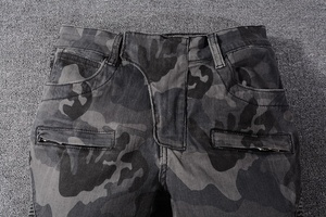 Pantalones de mezclilla de camuflaje de motorista ajustados para <span class=keywords><strong>hombre</strong></span> Dropshipping OEM Stock - Product Image 6