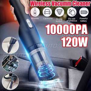 Aspiradora Inalámbrica para Auto de 120W y 10000pa con Gran Potencia de Succión, Portátil, con Aspiradora de Mano, de Doble Uso para Auto y Hogar, Mini Aspiradora - Product Image 1