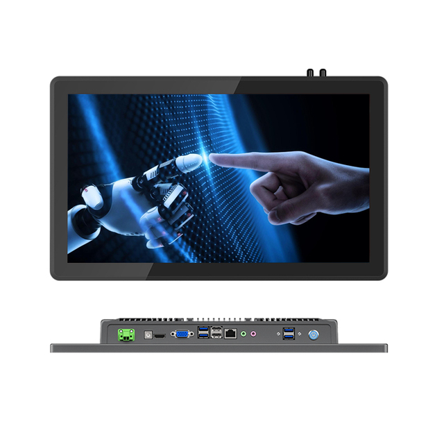 Multi-size Industrial Touch Panel PC 10.1-43 Inch IP65 Waterproof Fanless 10-Point Projective Capacitive Touch