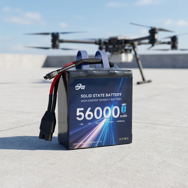 Drone Battery 18S 66.6V 56000mah High Energy 340wh/kg Customizable Semi-solid Lithium Ion Battery for Heavy Lift Drone/UAV/Vtol