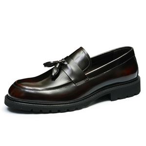 Chaussures de Mariage de Luxe pour Hommes 2026 en Cuir de Vachette Italien de Haute Qualité, Idéales pour Tenues Formelles et Décontractées - Product Image 3