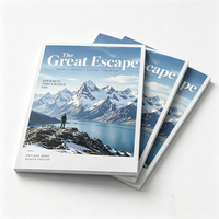 Impression numérique de catalogues et de brochures A4 avec finition personnalisée en feuille d'or à chaud